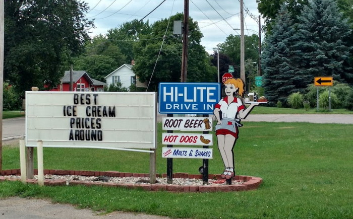 Hi-Lite Drive-In Restaurant - PHOTO FROM WEB